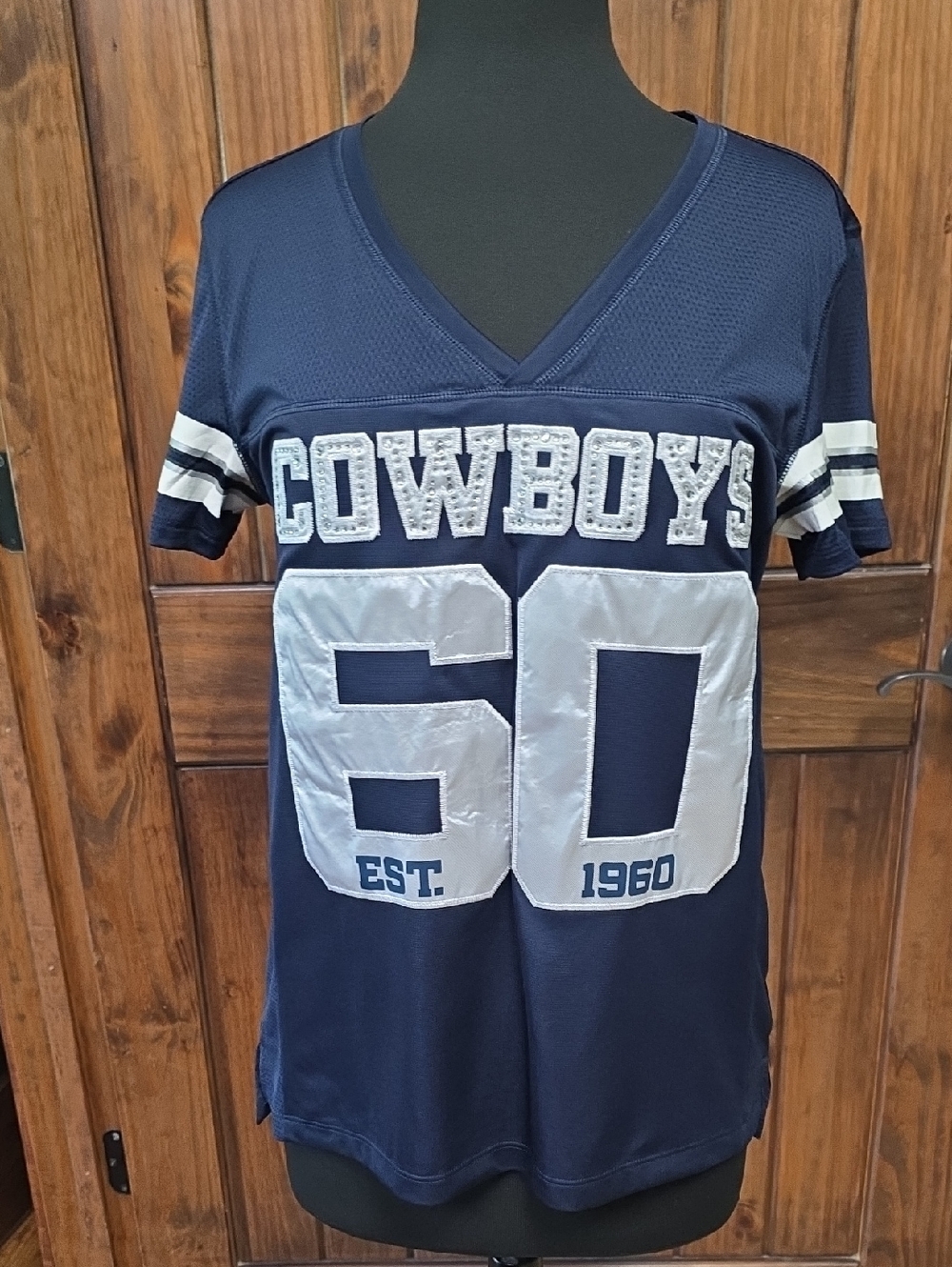 Victoria's Secret PINK Dallas Cowboys sequin jersey top - Size S